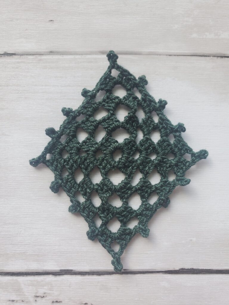Geometric Crochet Diamond