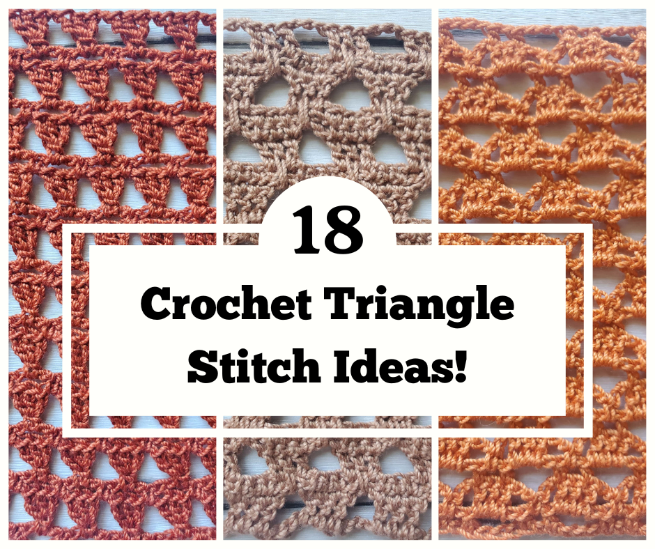 18 Crochet Triangle Stitch Ideas