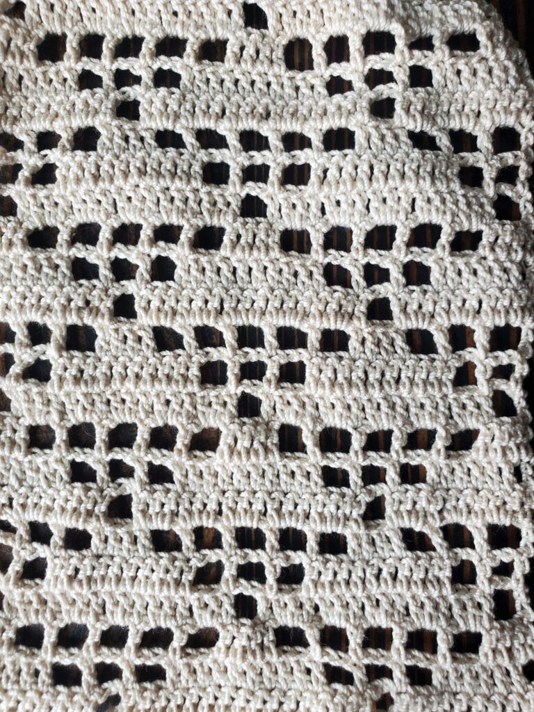 Filet Crochet Triangle Pattern 2