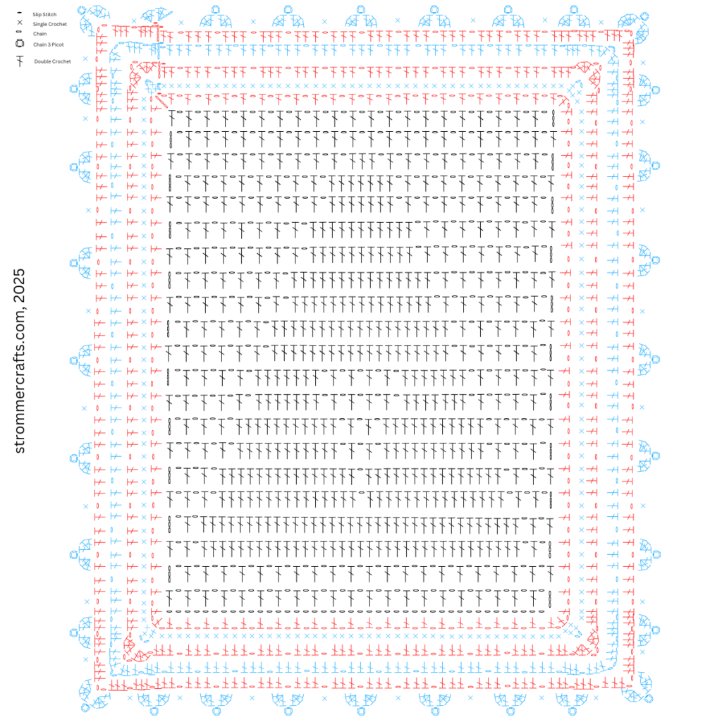 Crochet Legend of Zelda Doily Diagram