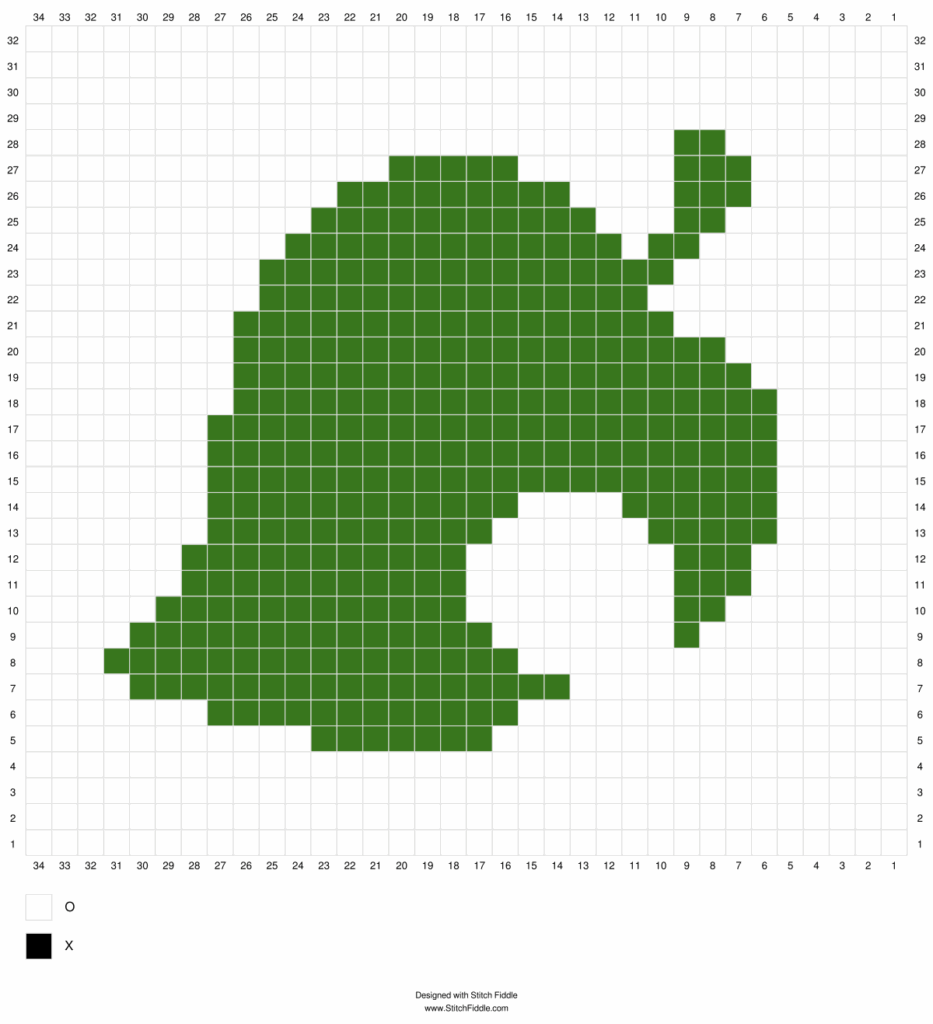 Crochet Animal Crossing Stitch Fiddle Chart - Stitch Fiddle