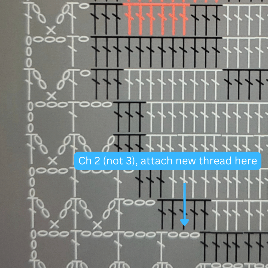 Color Change For Crochet Pokeball Doily 2