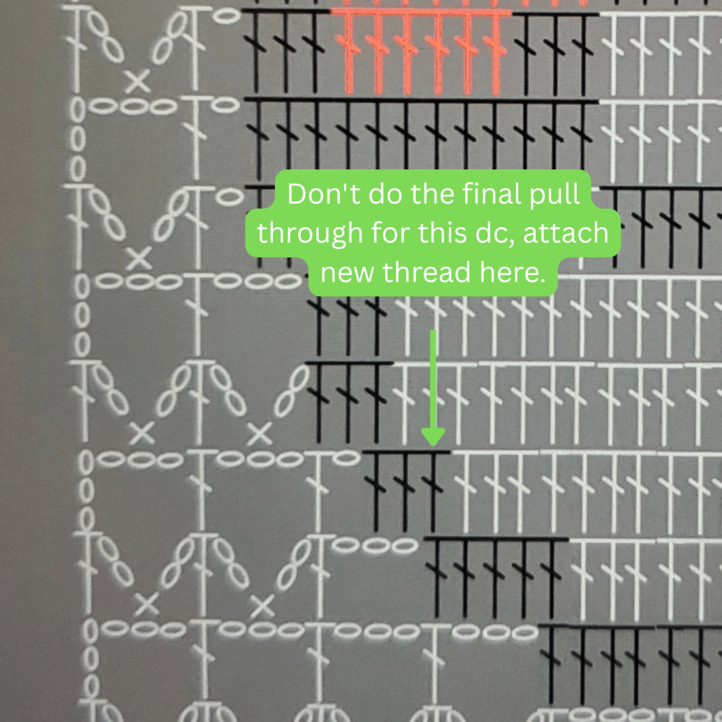 Color Change For Crochet Pokeball Doily 3