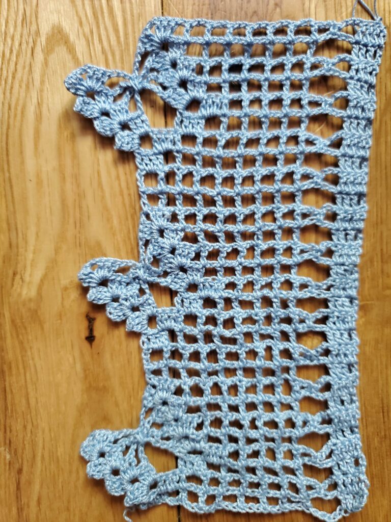 Crochet Butterfly Border