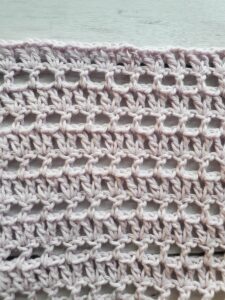 Crochet Mesh and V Stitch
