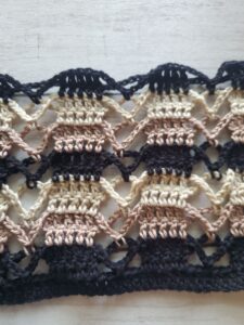 Crochet V Stitch Chains