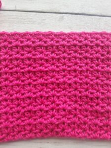 Half Double Crochet V Stitch