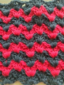Interlocking Double V Stitch