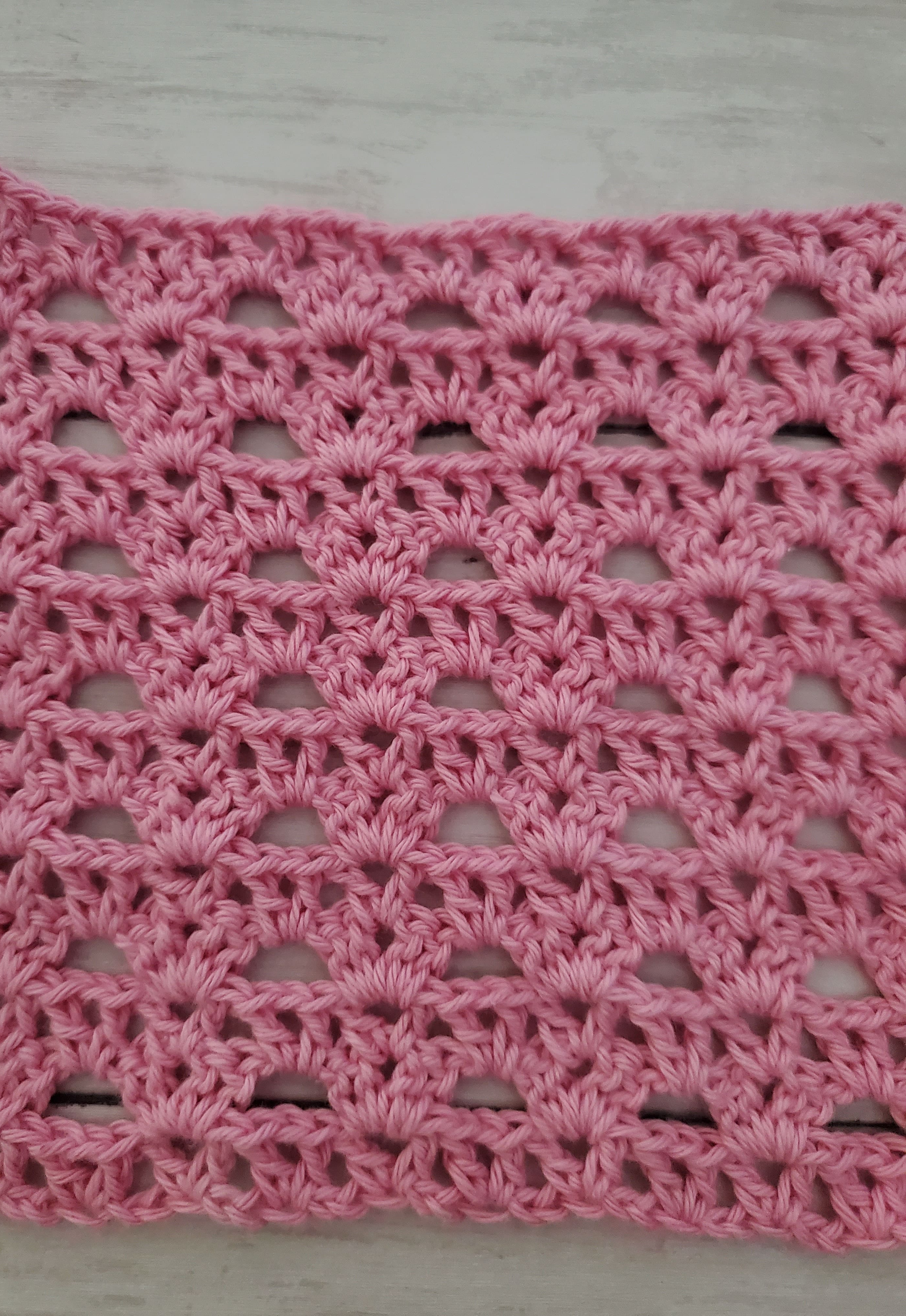 Iris and V Crochet Stitch