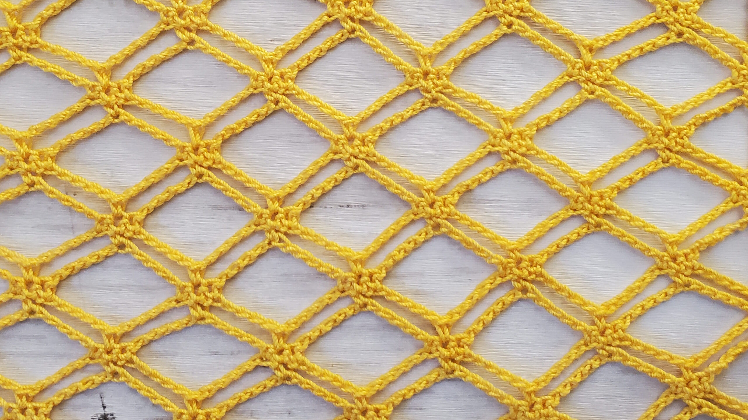 Lacy Diamond Crochet Stitch