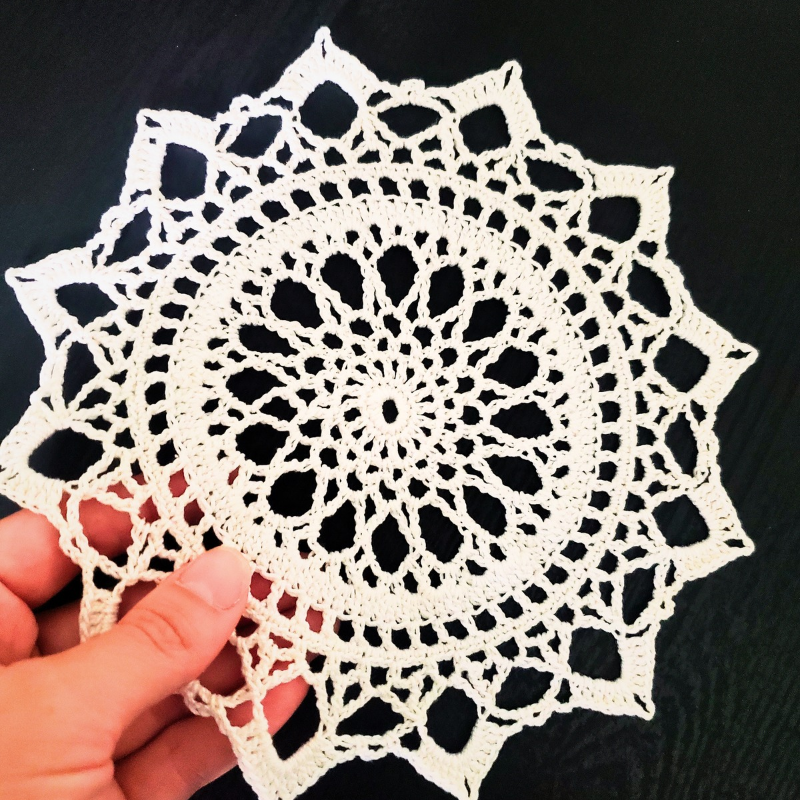 Small Crochet Doily Pattern Sacred Window