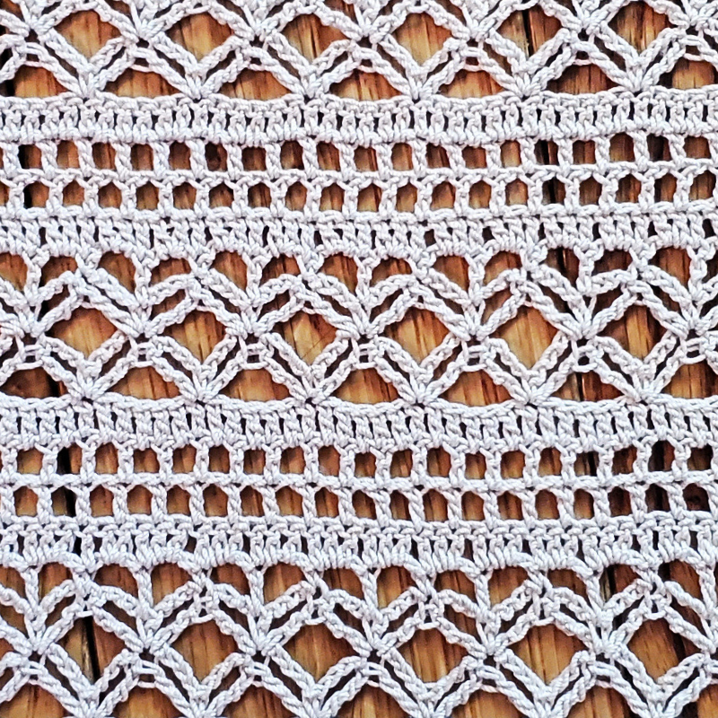 Crochet Lace Stitch Pattern Crosswind Lace Stitch
