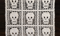 Crochet Skull Stitch Skully Squares