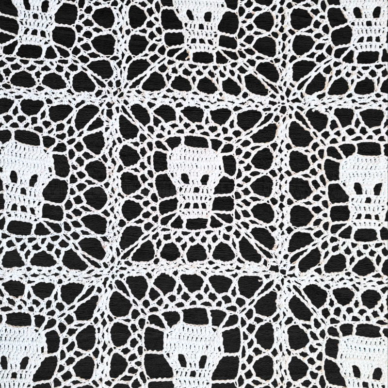 Crochet Skull Lace of the Dead