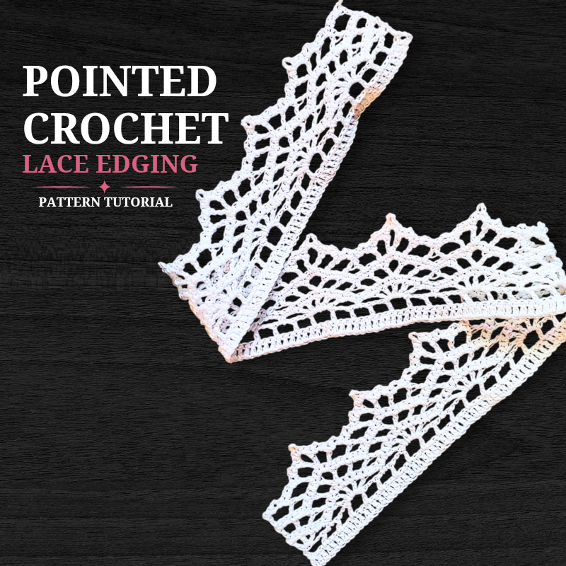 Pointed Crochet Lace Edging