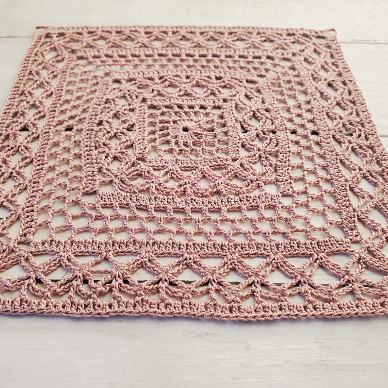 Crosswind Lace Square Pattern